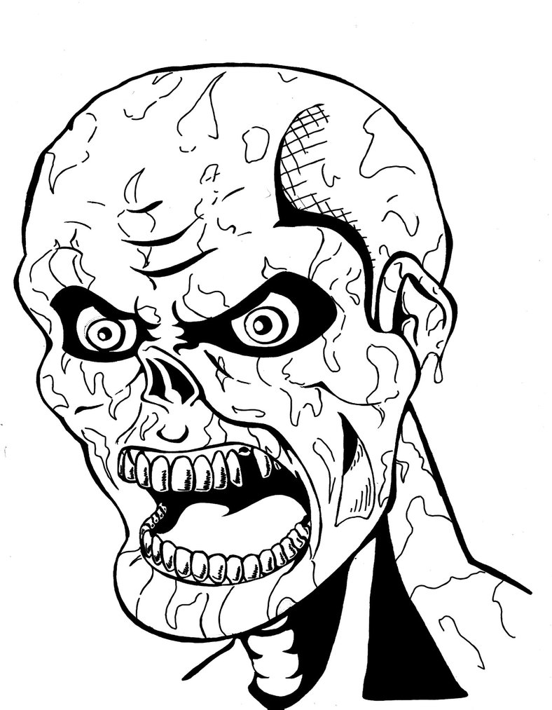 Lego Zombie Coloring Pages Wallpapers