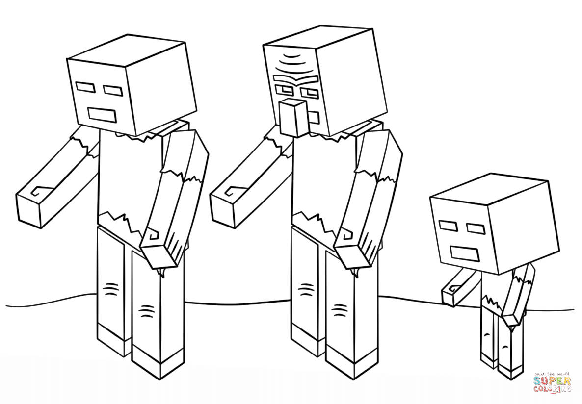 Lego Zombie Coloring Pages Wallpapers