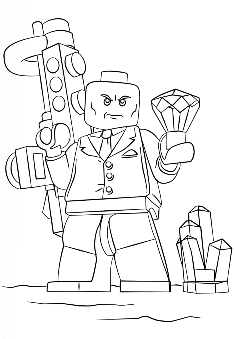 Lego Zombie Coloring Pages Wallpapers