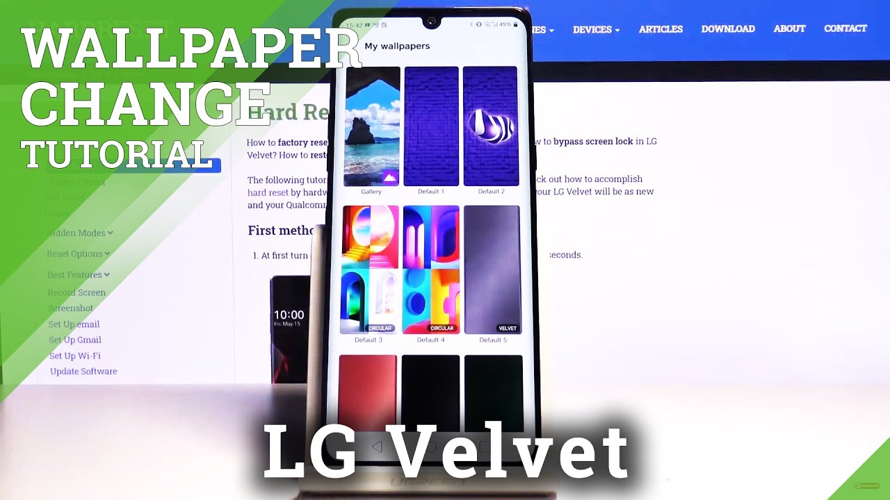 Lg Velvet Wallpapers