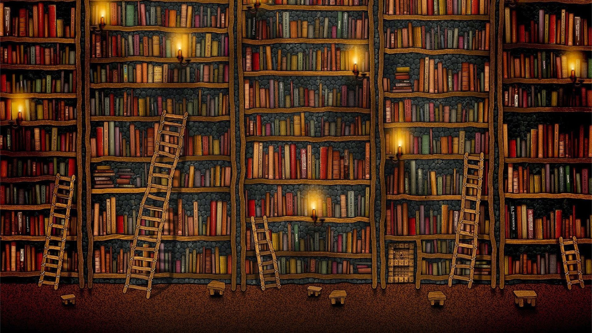 Library Book Wallpapers