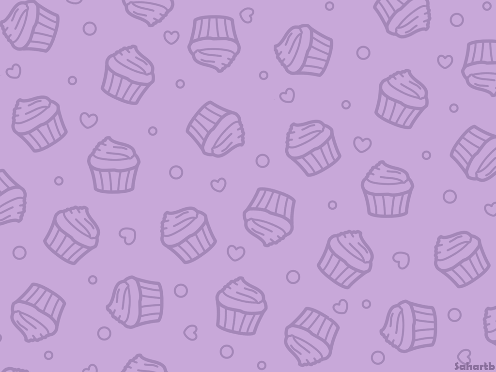 Light Purple Cupcakes Wallpapers