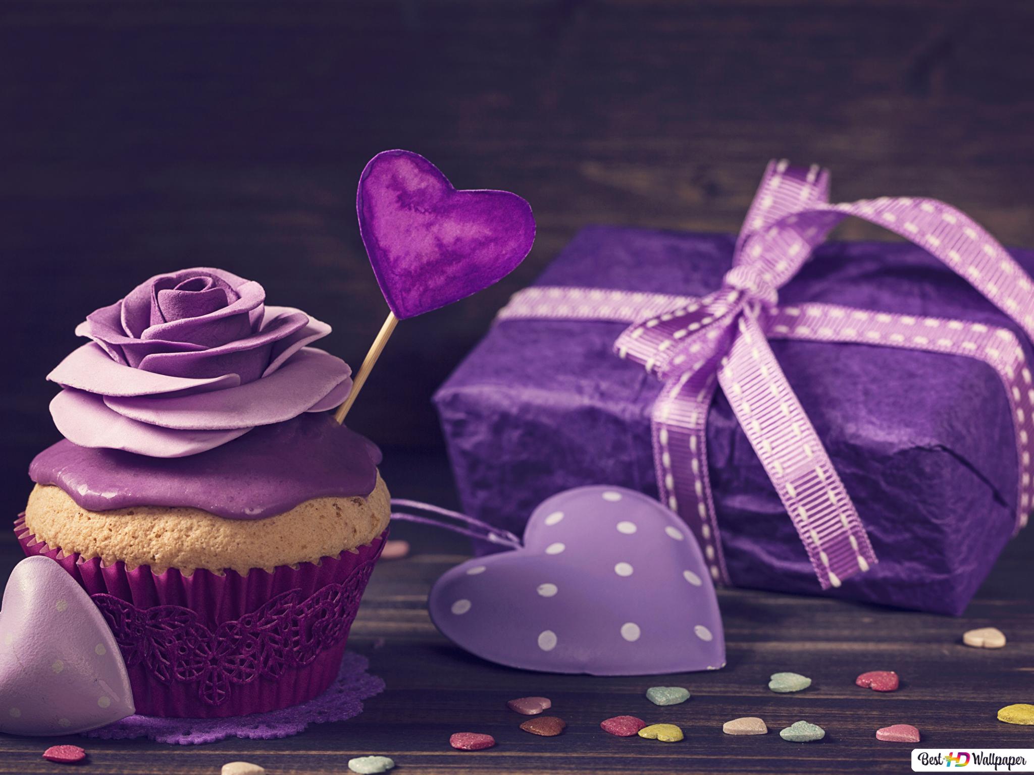 Light Purple Cupcakes Wallpapers