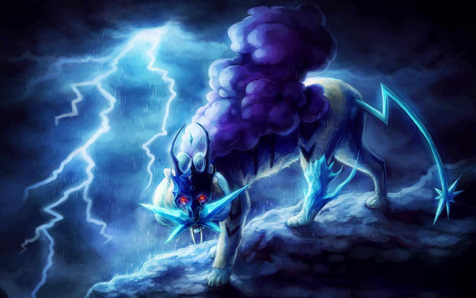 Lightning Wolf Wallpapers