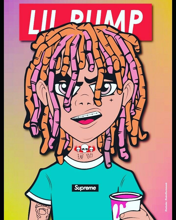 Lil Pump Cartoon Wallpapers