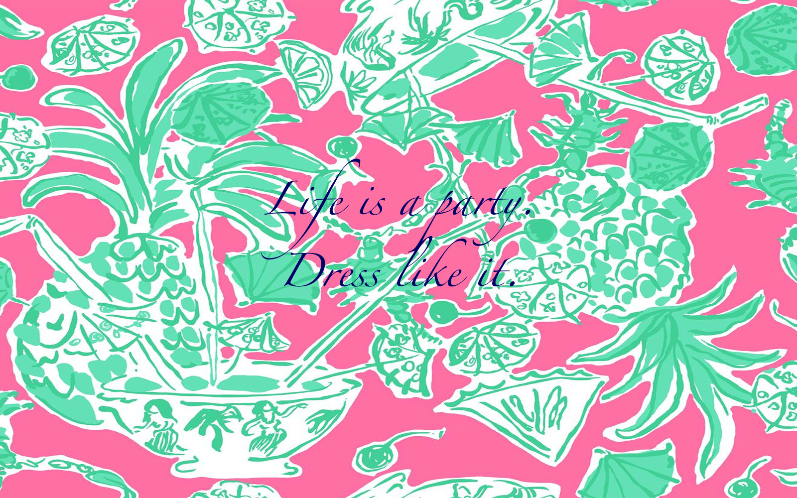 Lilly Pulitzer Desktop With Quotes Wallpapers