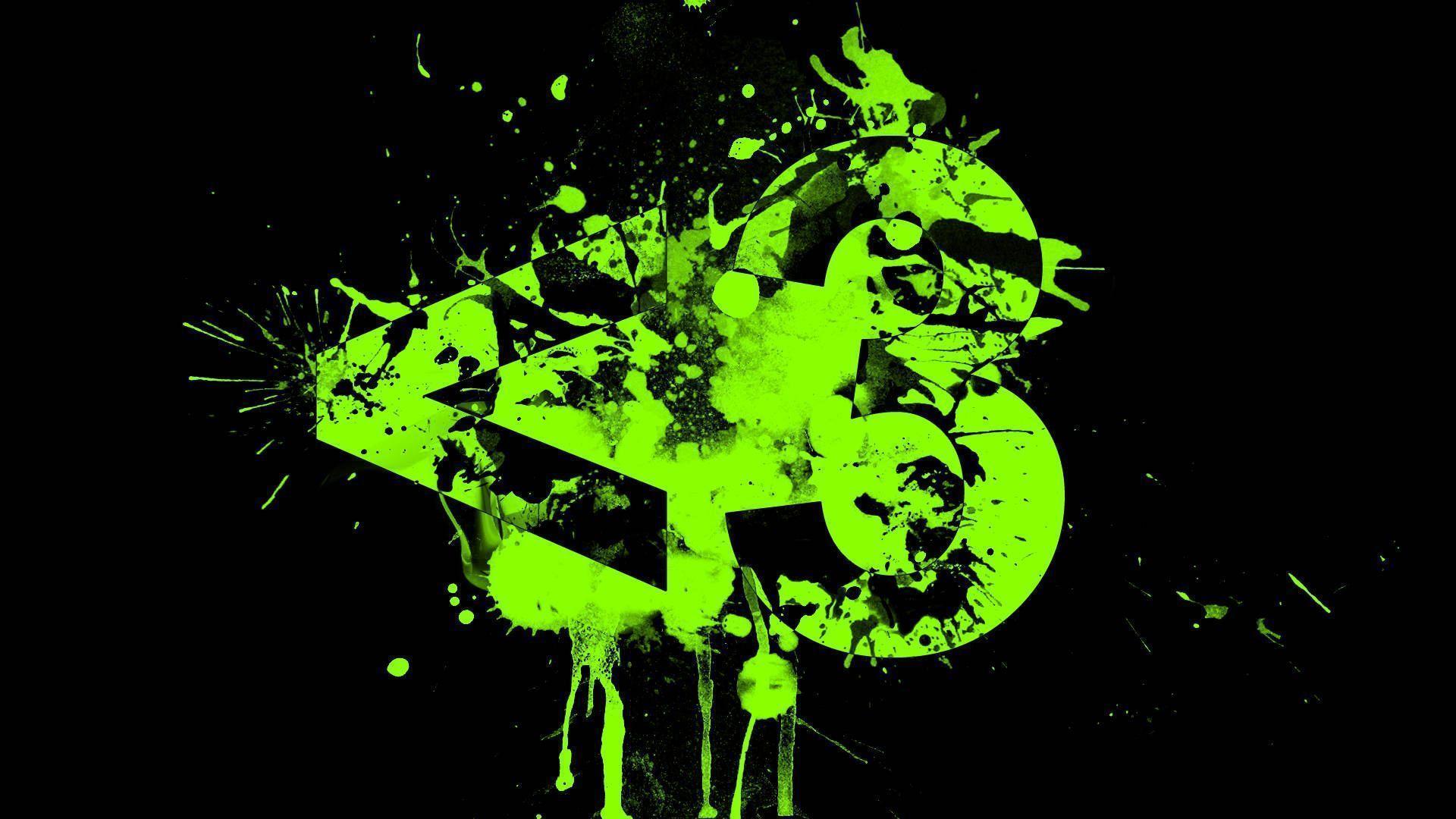 Lime Green And Black Wallpapers