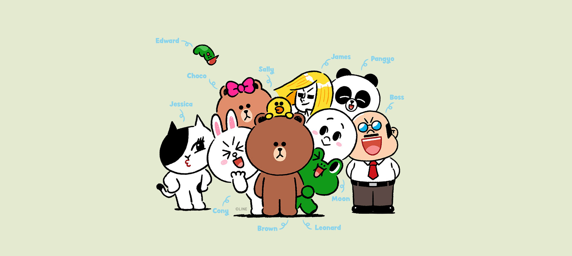 Line Friends Desktop Wallpapers