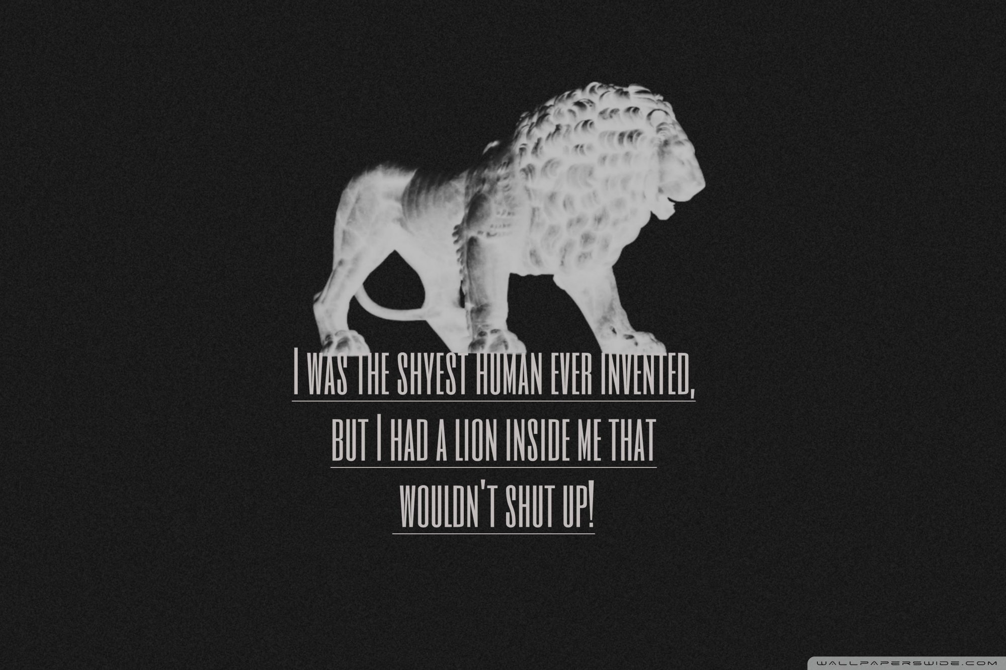 Lion Quotes Wallpapers