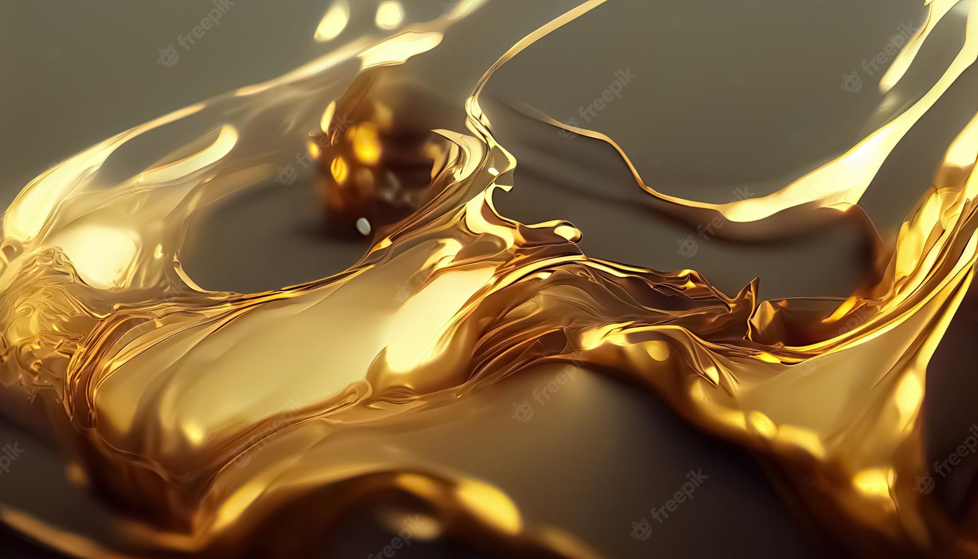 Liquid Gold Wallpapers