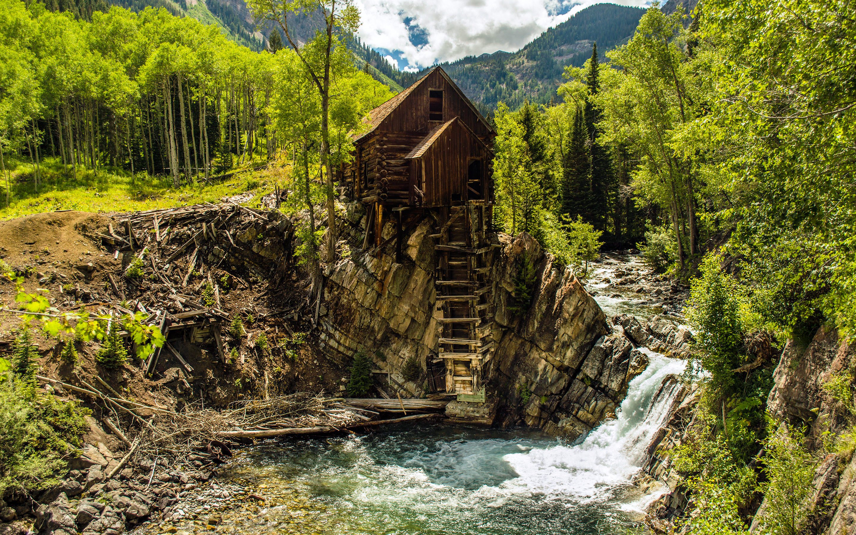 Log Cabin Wallpapers