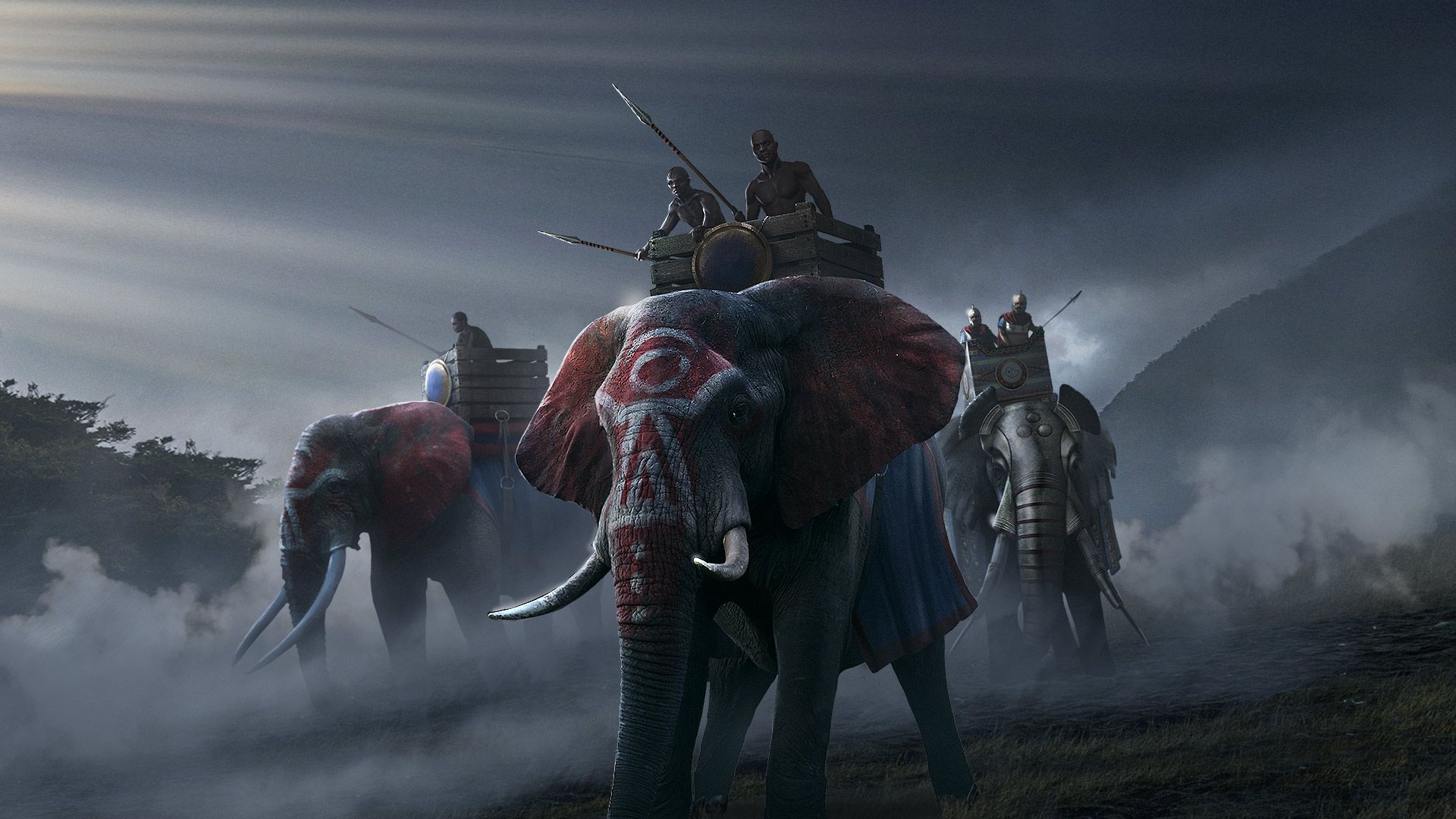 Lord Of The Rings Elephant Battle Wallpapers