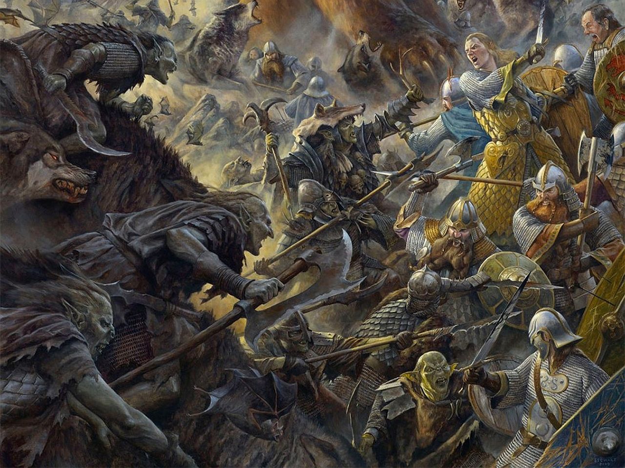 Lord Of The Rings Elephant Battle Wallpapers