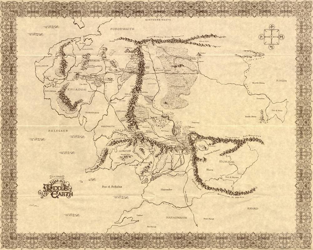 Lord Of The Rings Map Wallpapers