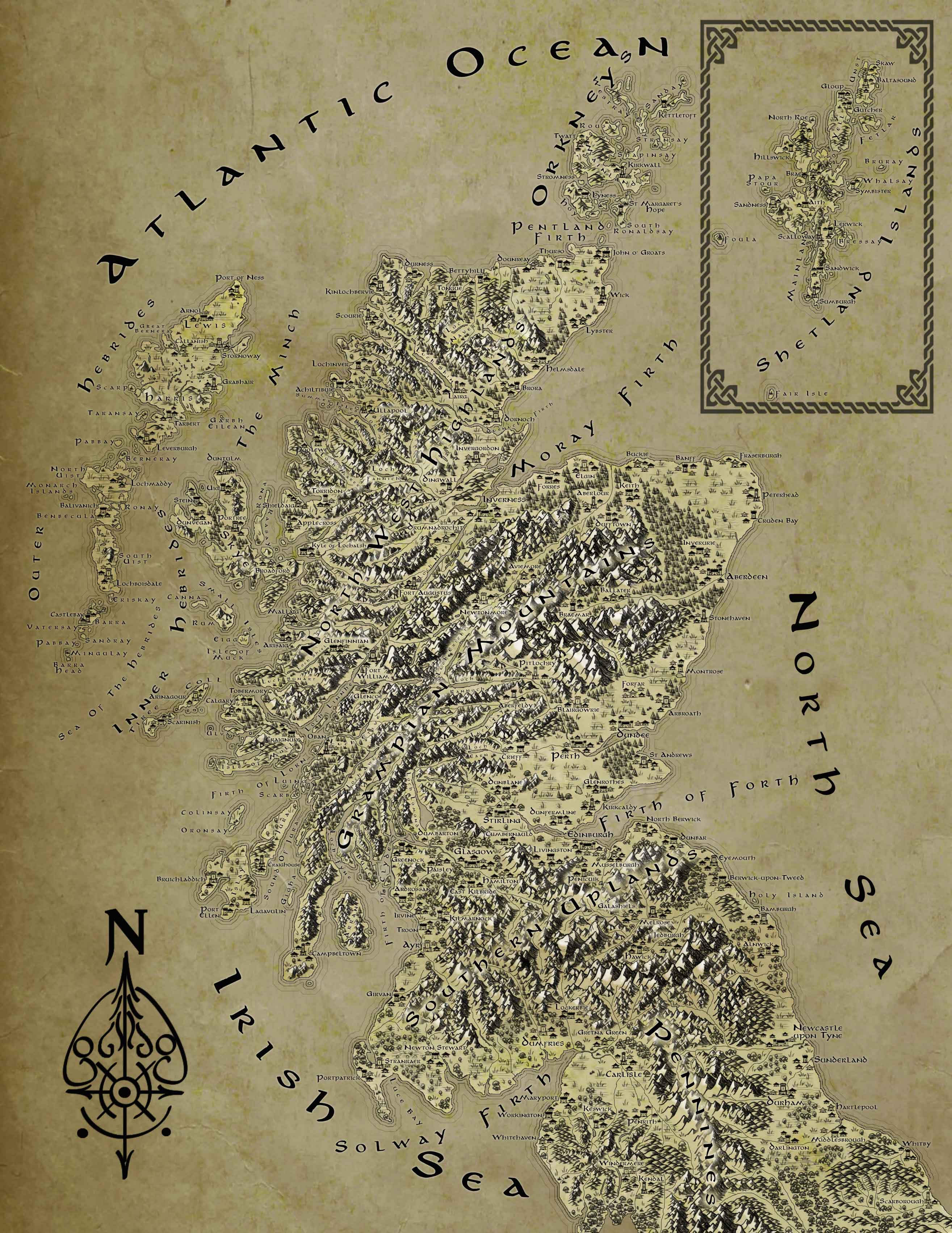 Lord Of The Rings Map Wallpapers