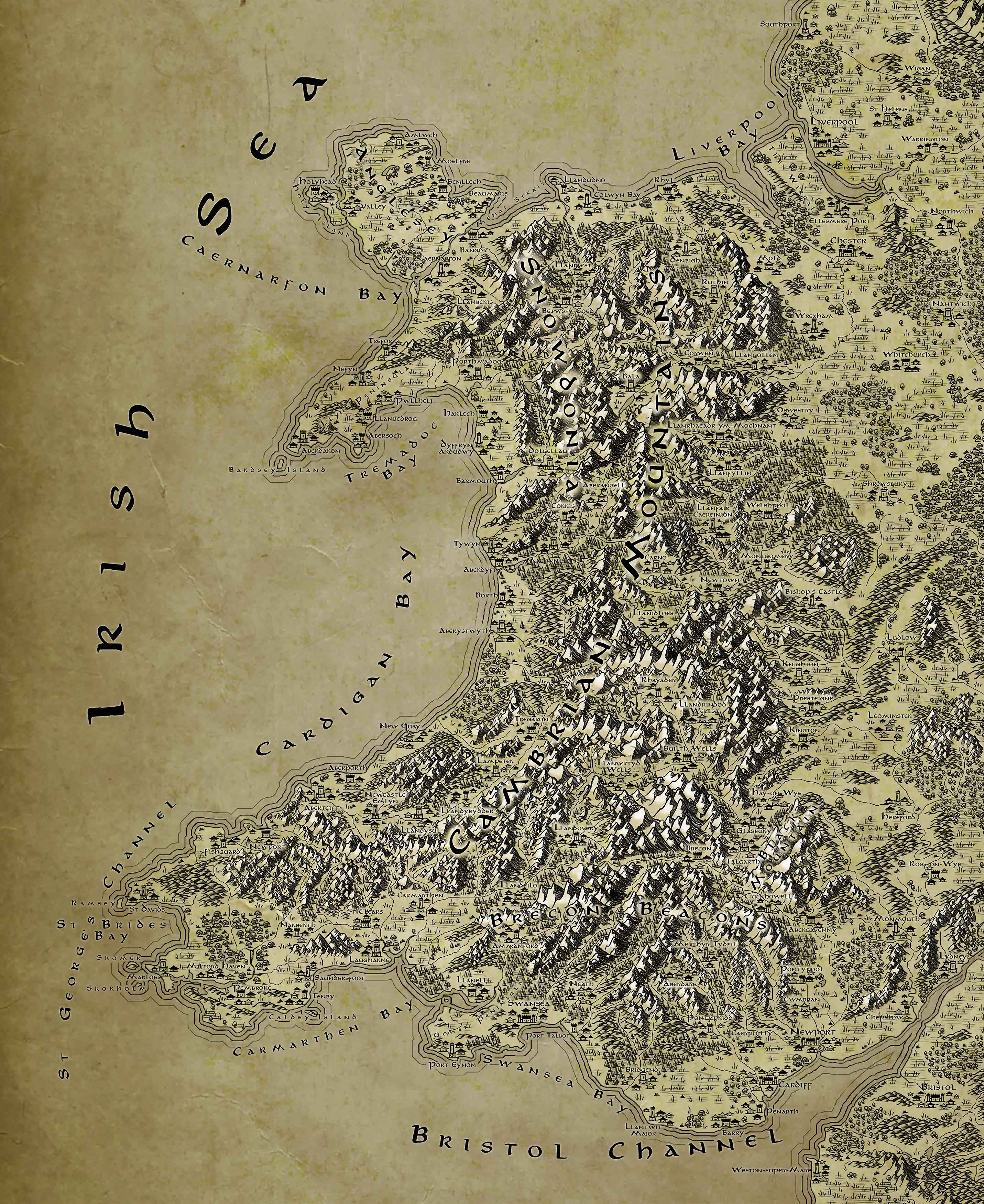 Lord Of The Rings Map Wallpapers