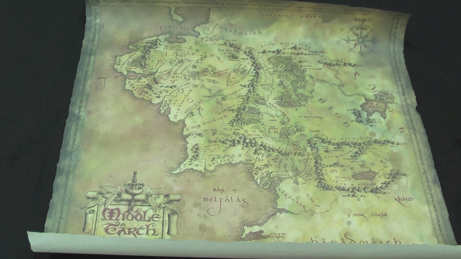 Lord Of The Rings Map Wallpapers