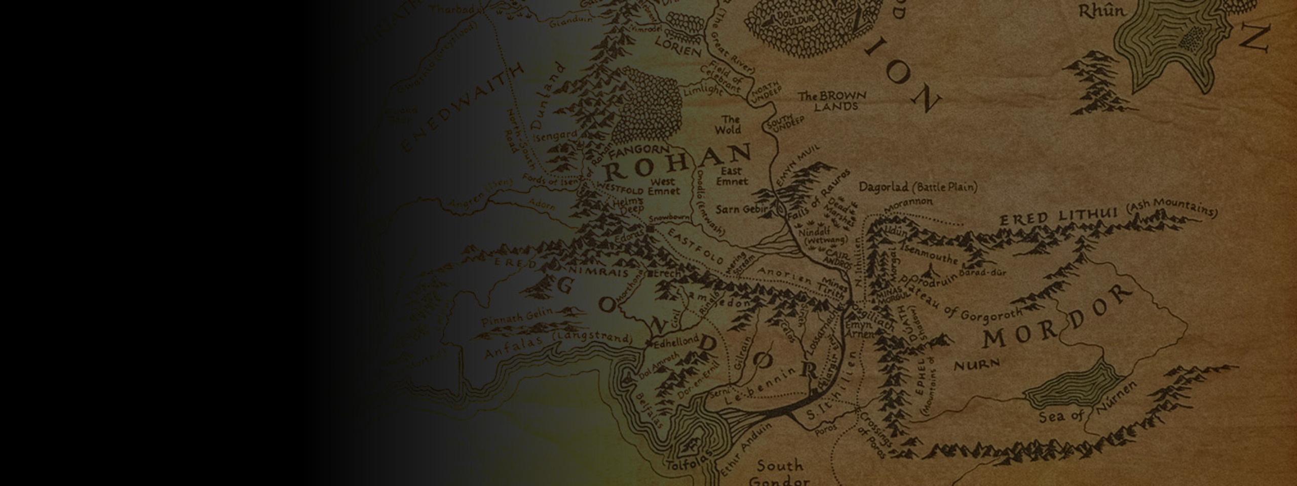 Lord Of The Rings Map Wallpapers