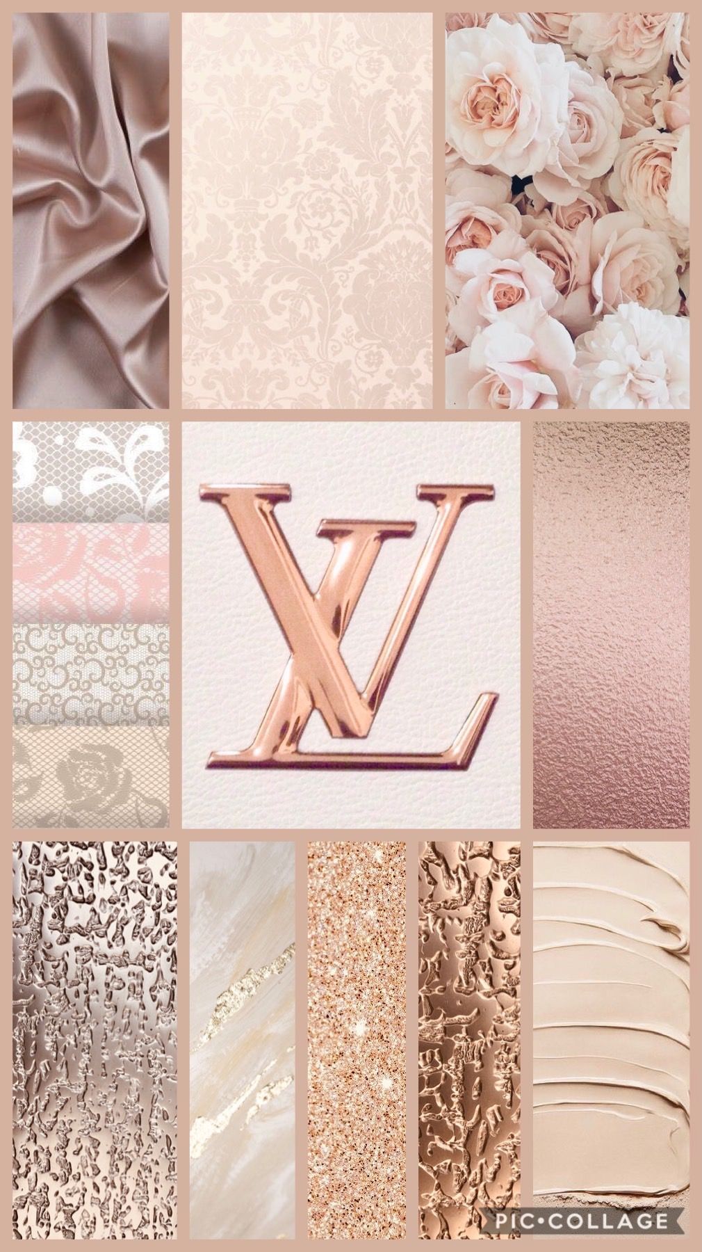 Louis Vuitton Rose Gold Wallpapers