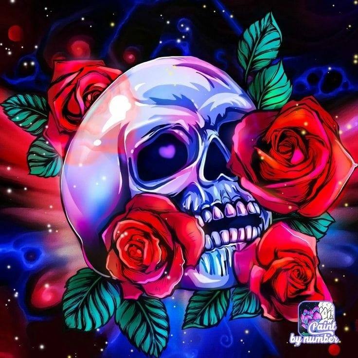 Love Skull And Roses Wallpapers