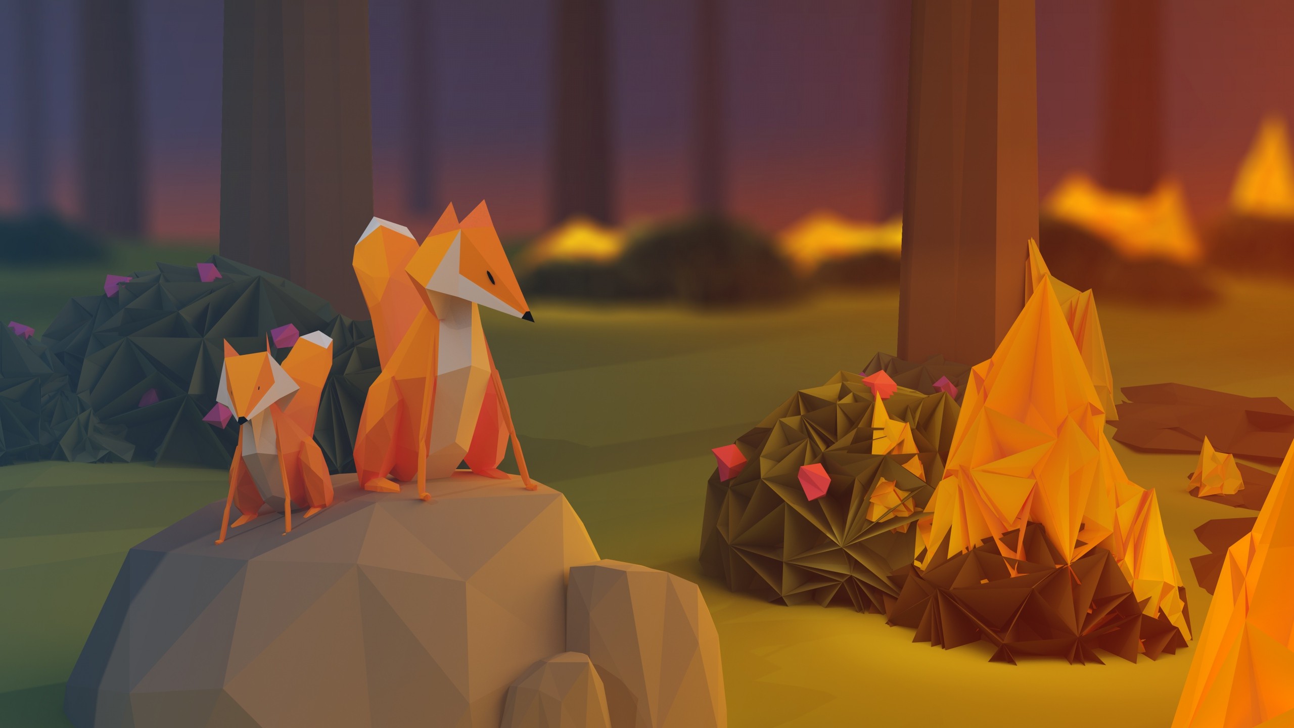 Low Poly Animal Wallpapers