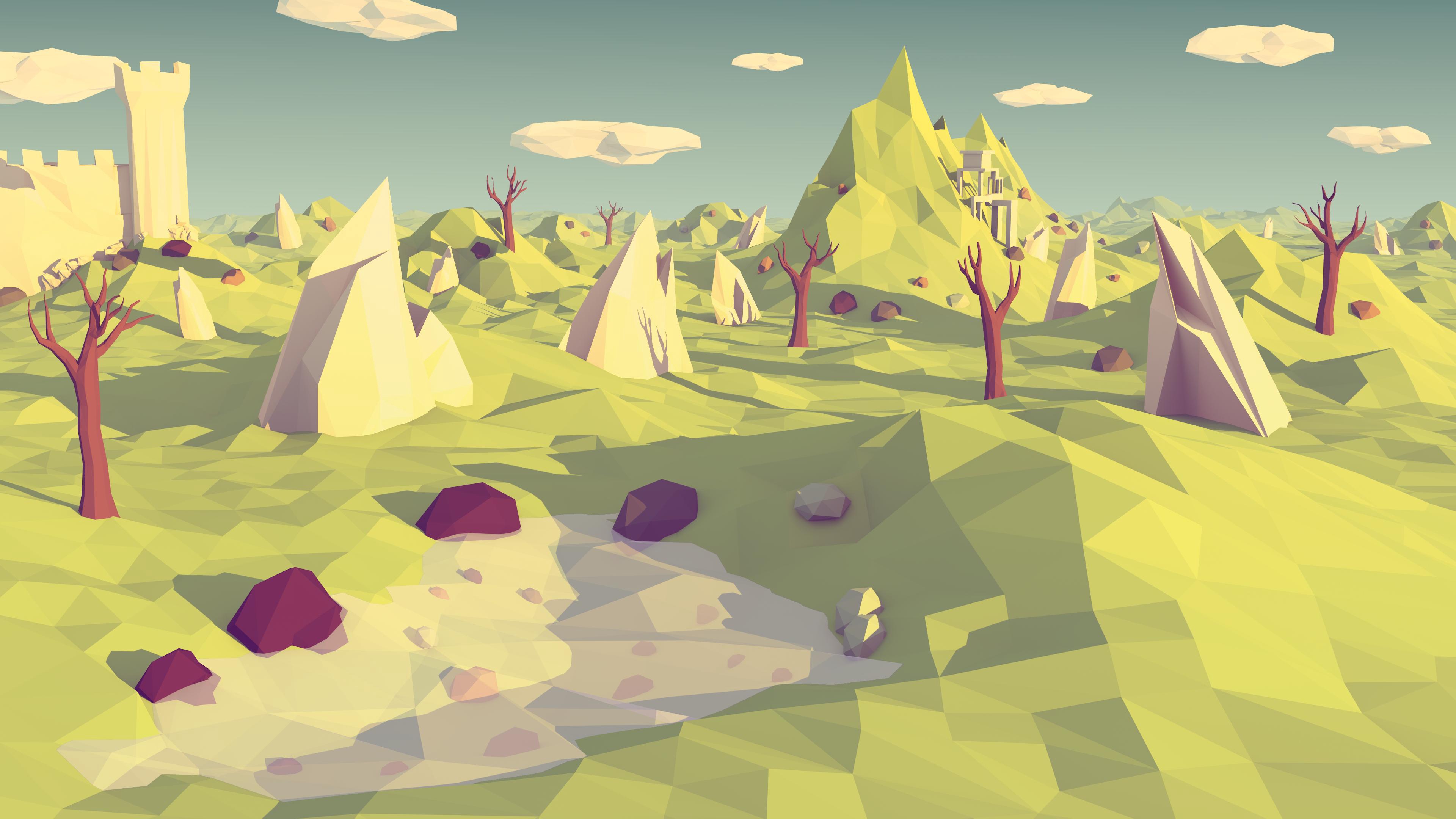 Low Poly Landscape Wallpapers