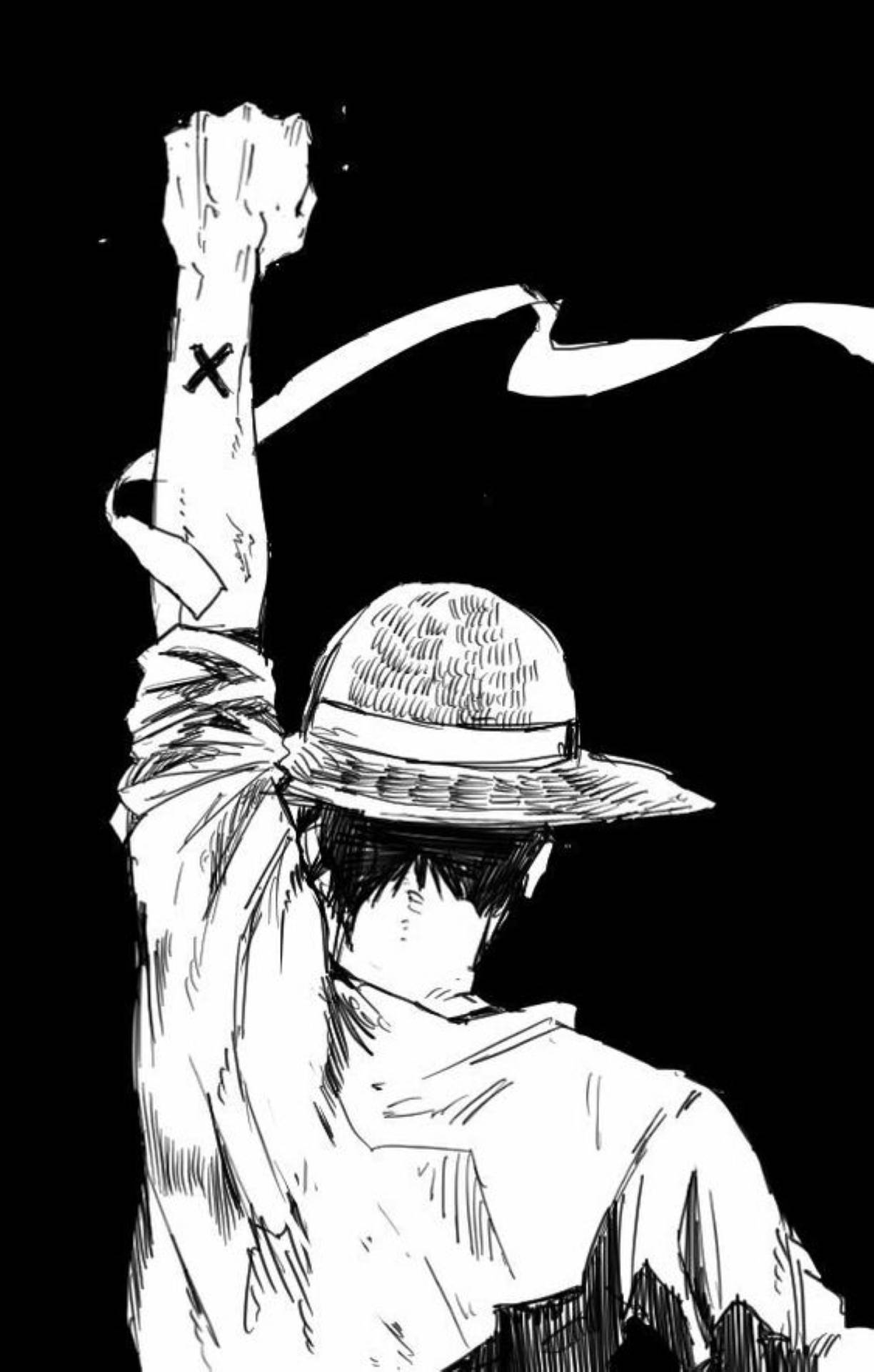 Luffy Black And White Wallpapers