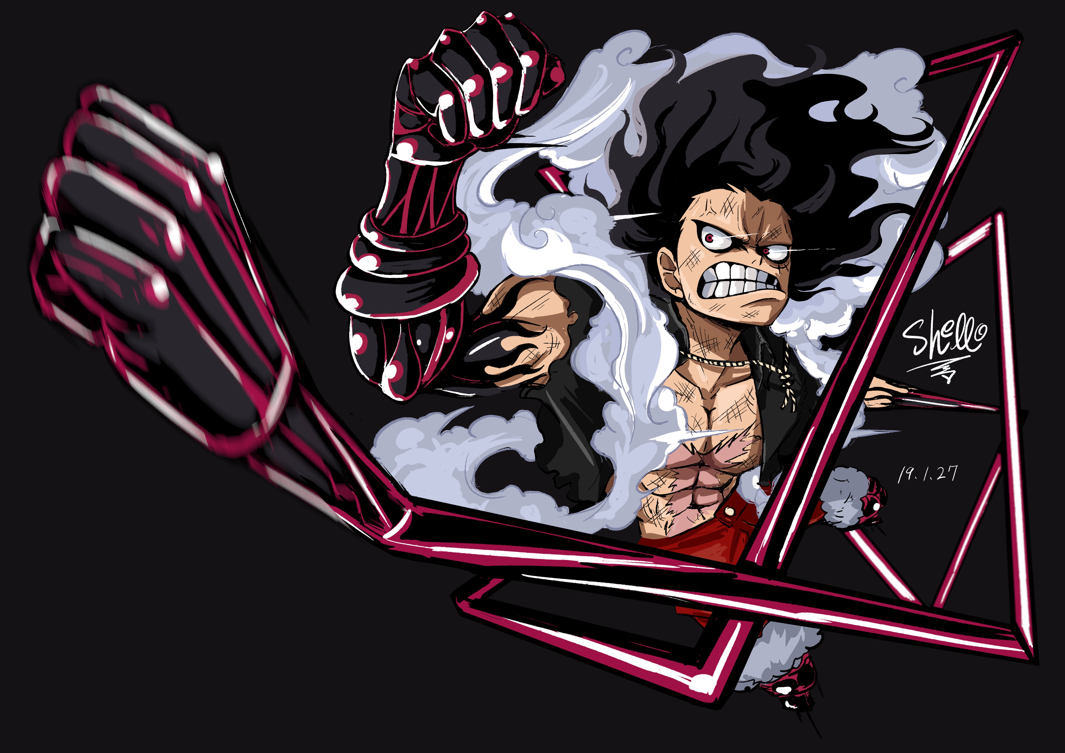 Luffy Gear 4 Wallpapers