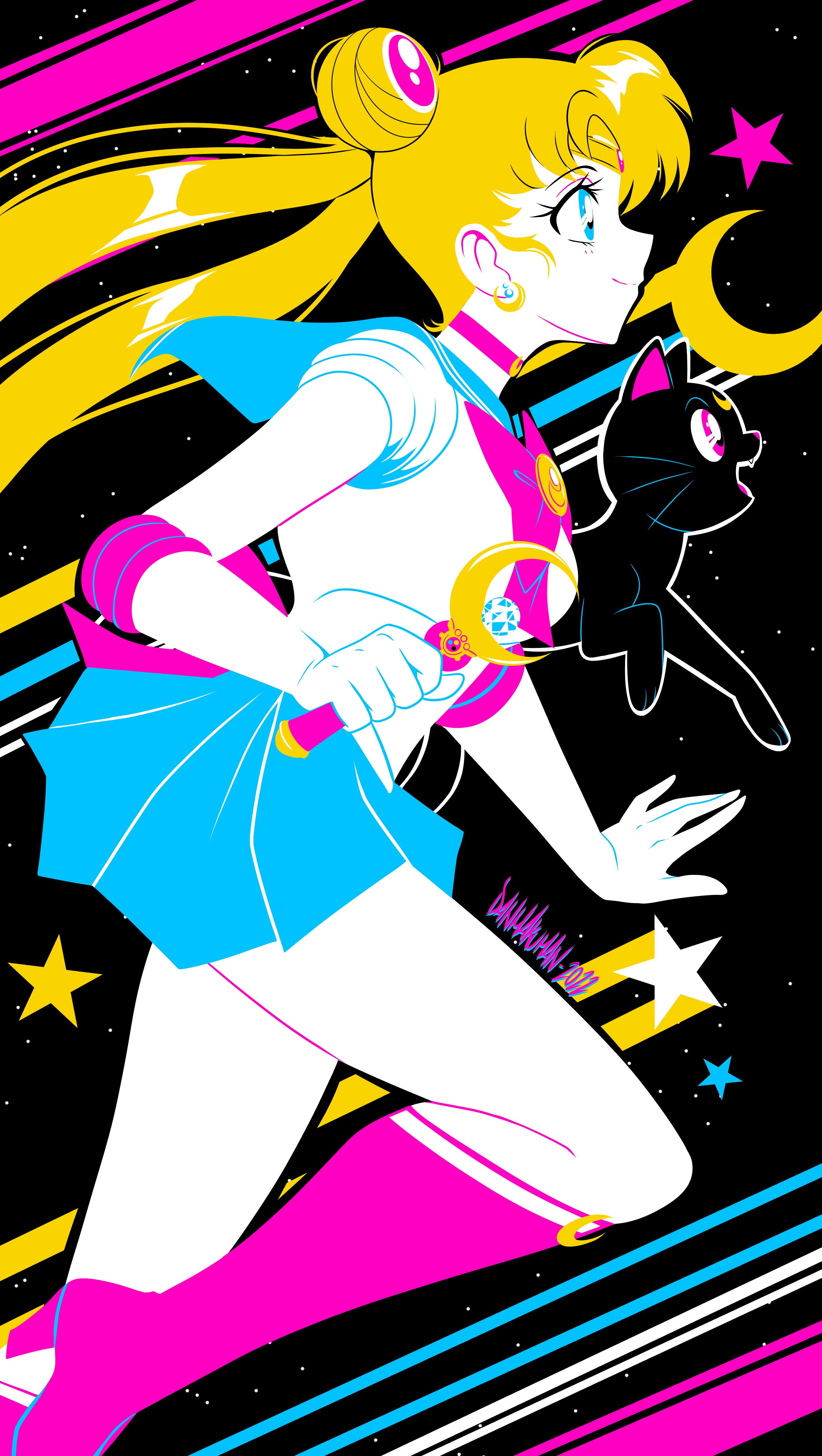 Luna Sailor Moon Aesthetic Wallpapers