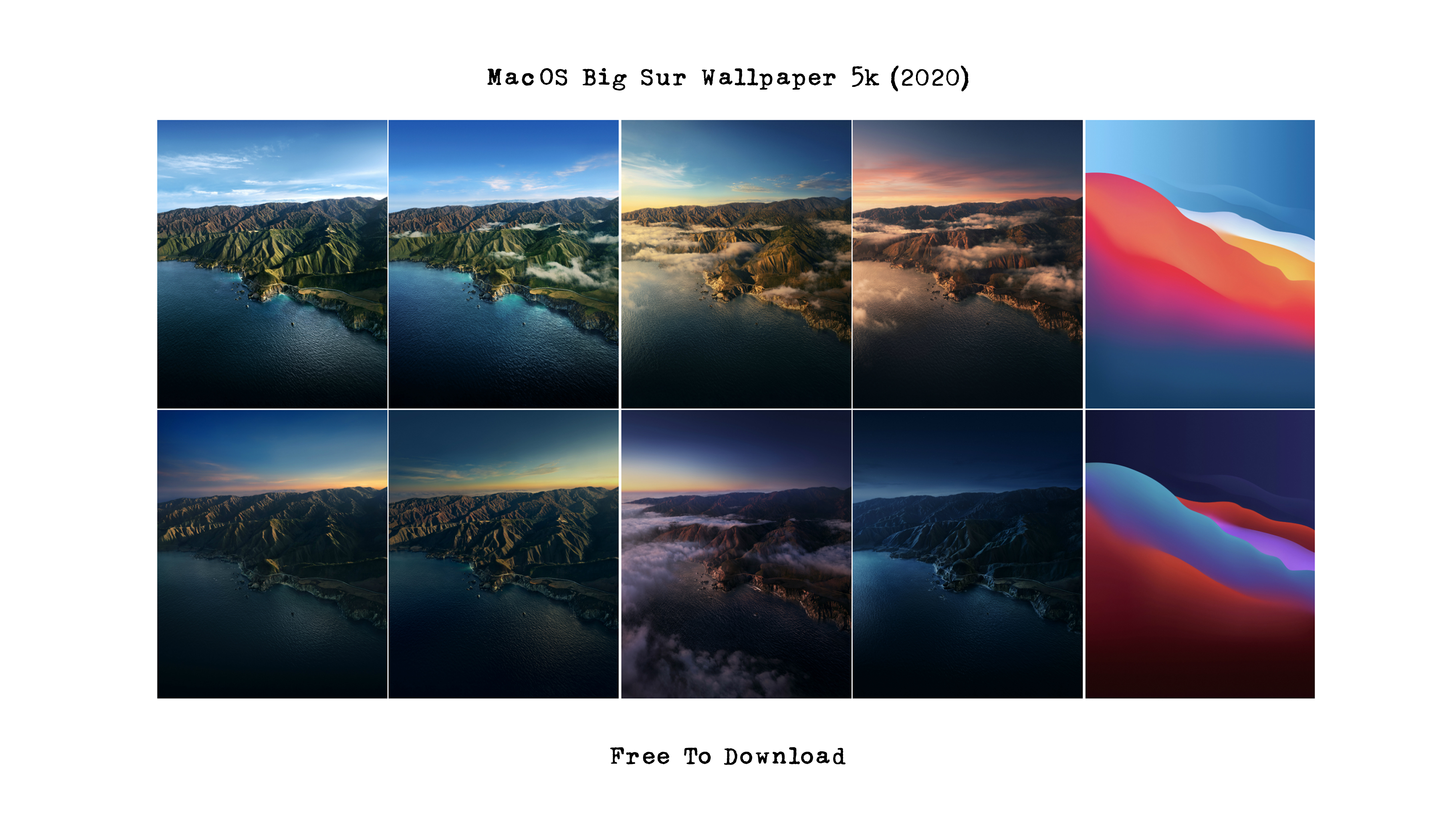 Macos Big Sur 5K Wallpapers