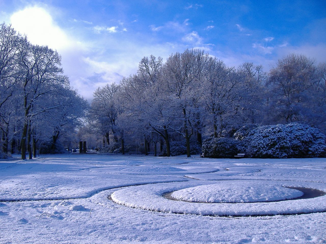 Maine Winter Scene Wallpapers