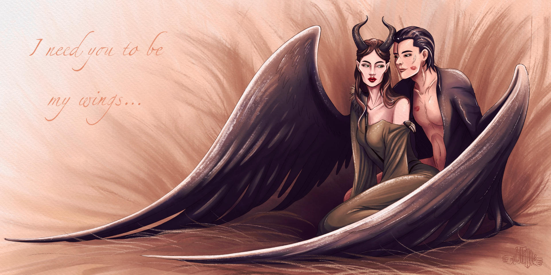 Maleficent And Diaval Fanart Wallpapers