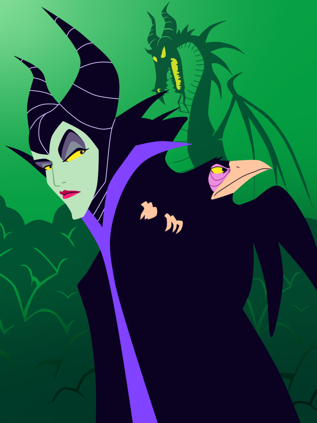 Maleficent Cartoon Wallpapers