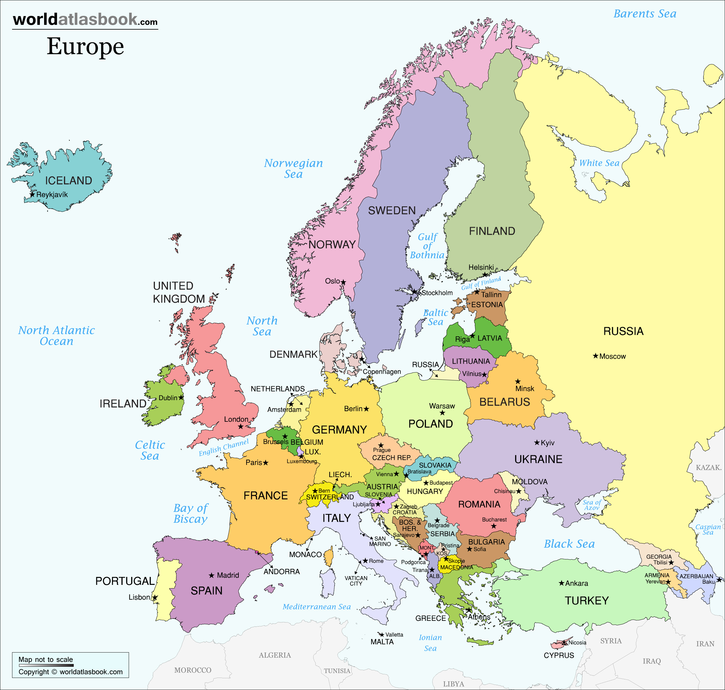 Map Of Europe Wallpapers