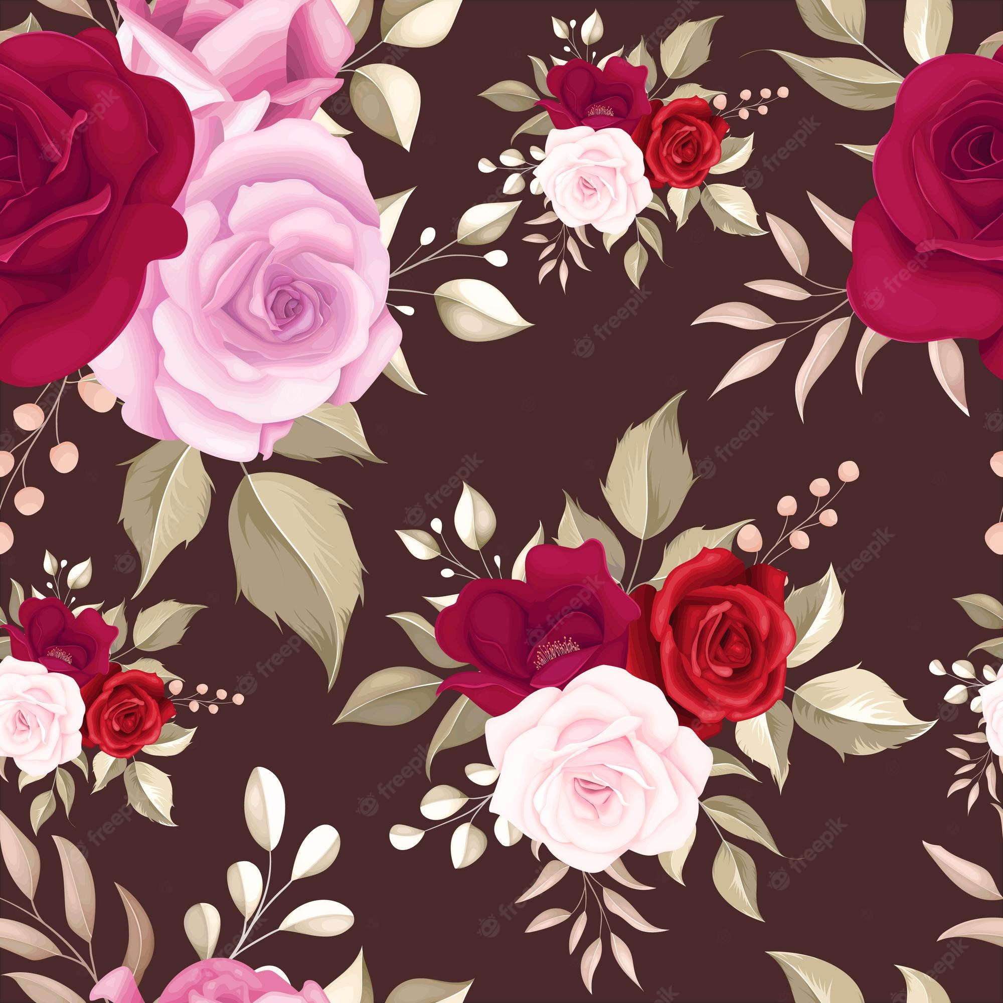 Maroon Rose Wallpapers