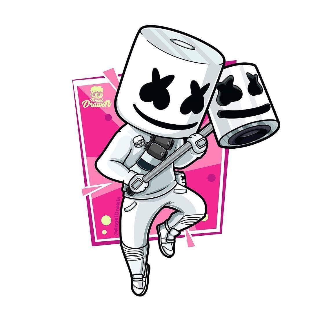 Marshmello Fortnite Clipart Wallpapers