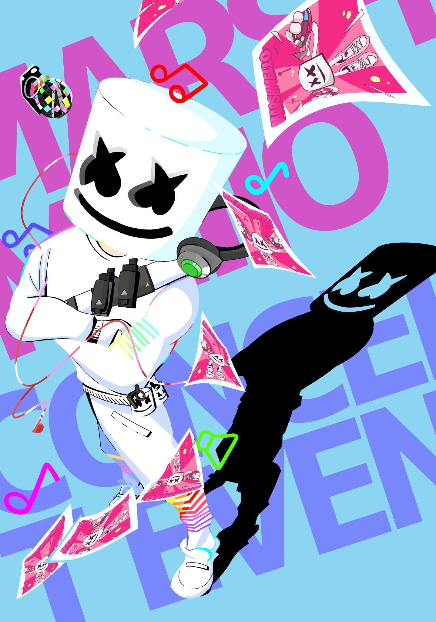 Marshmello Fortnite Clipart Wallpapers