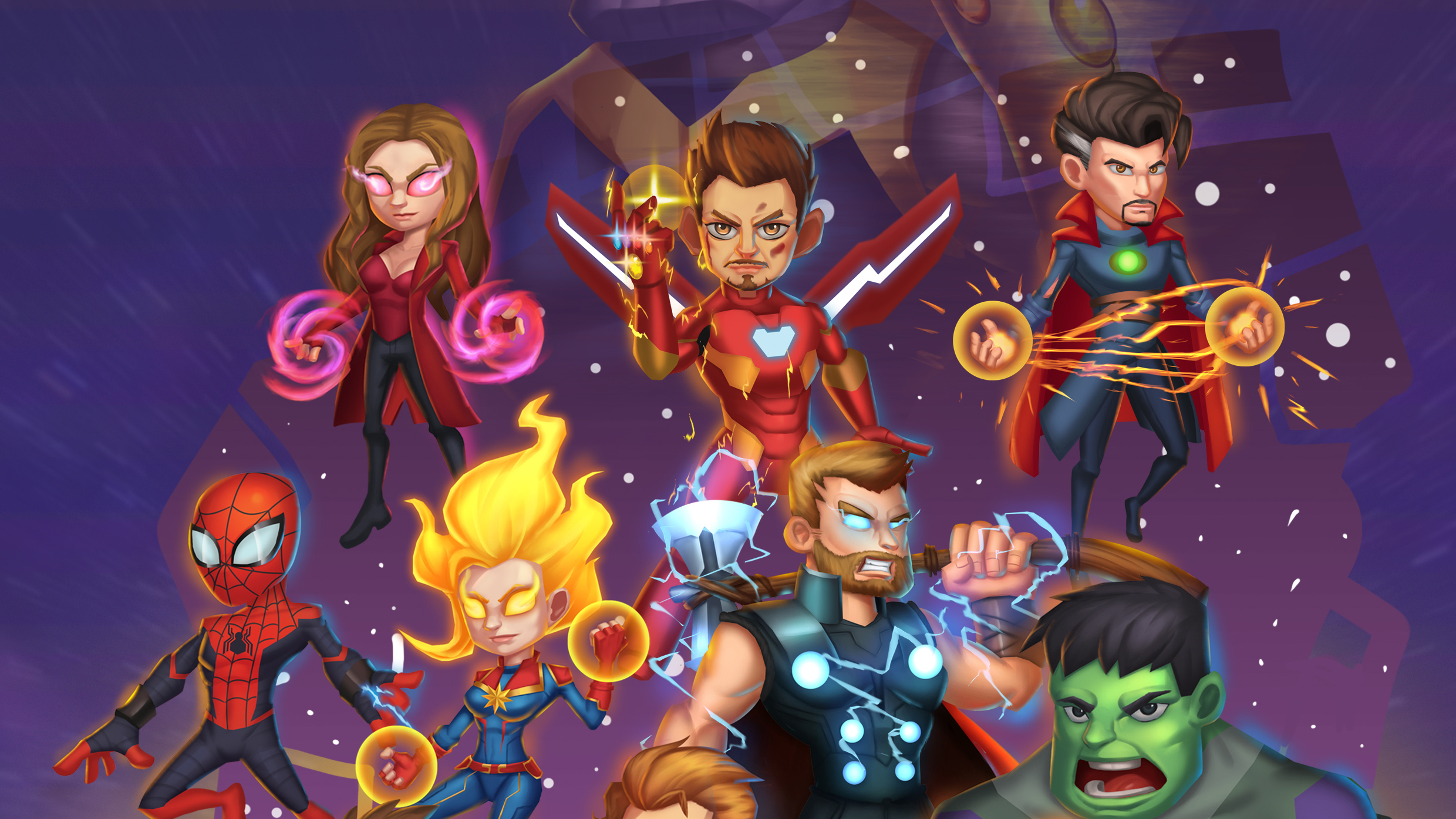 Marvel Chibi Wallpapers