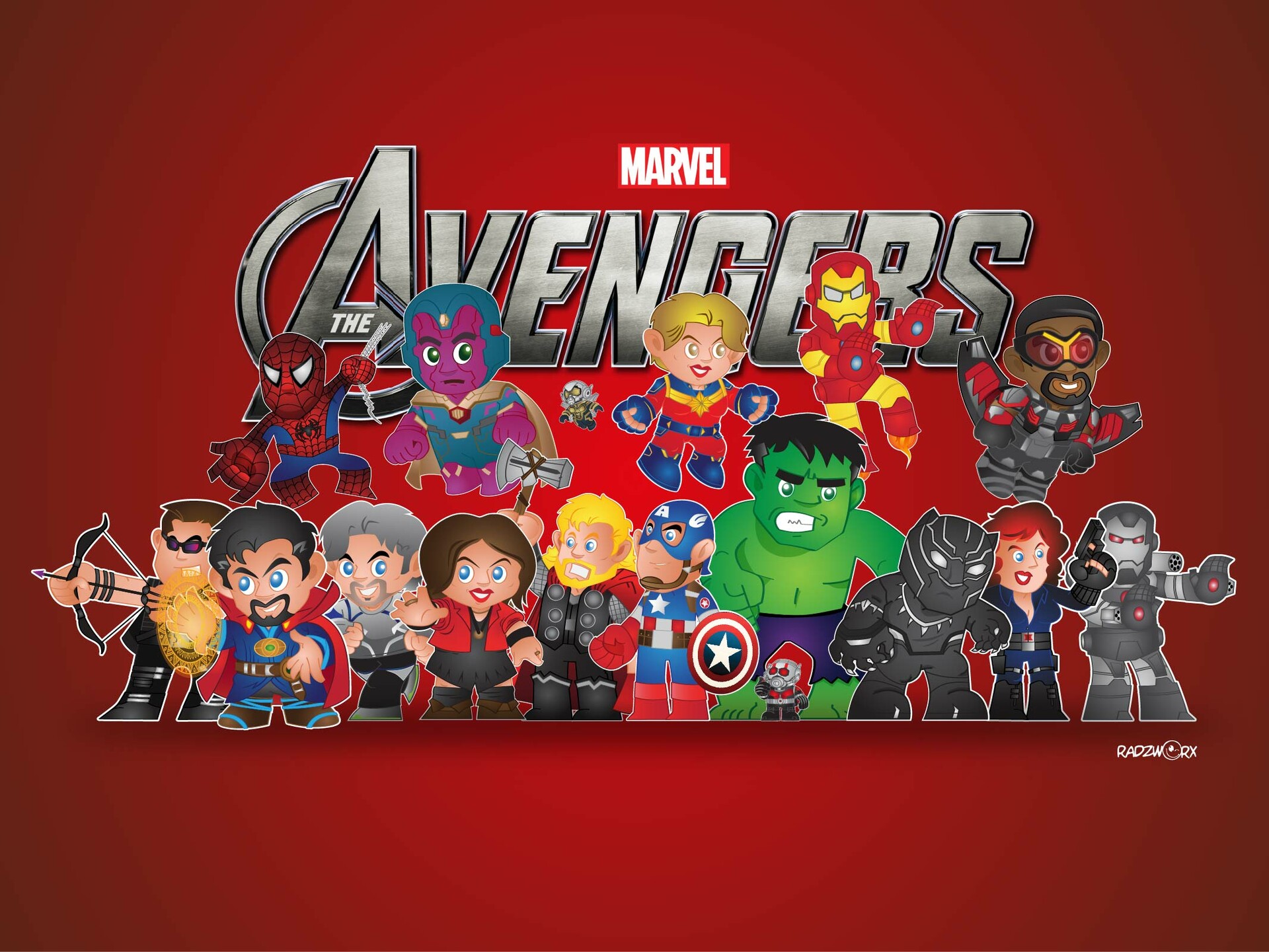 Marvel Chibi Wallpapers