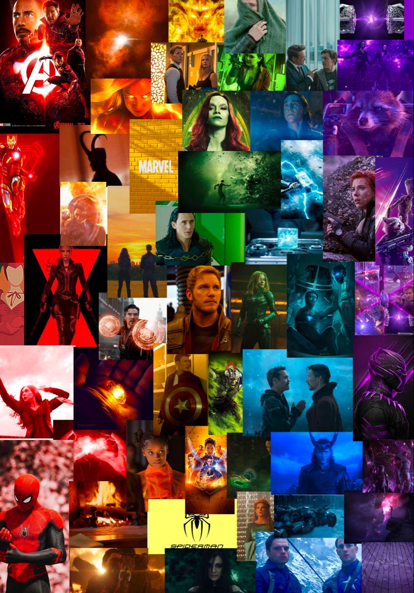 Marvel Collage Wallpapers