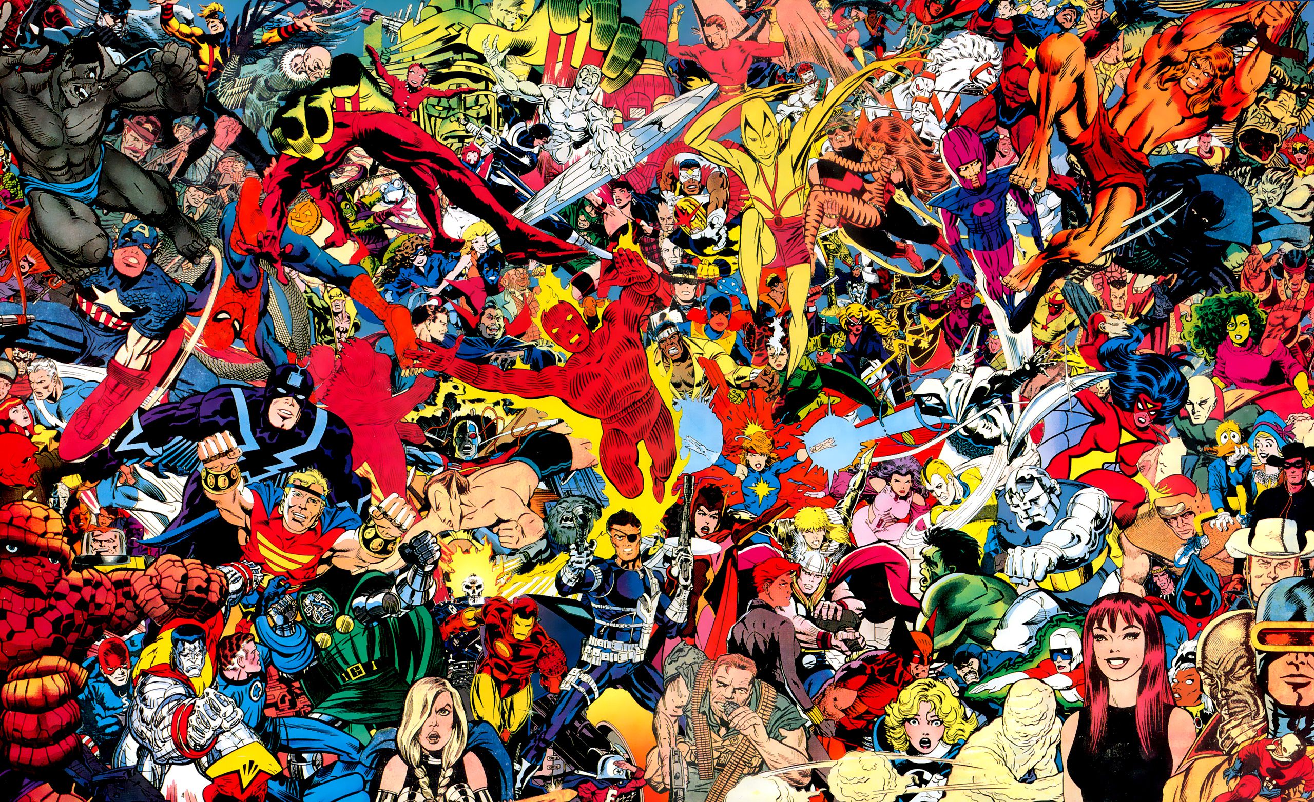 Marvel Collage Wallpapers