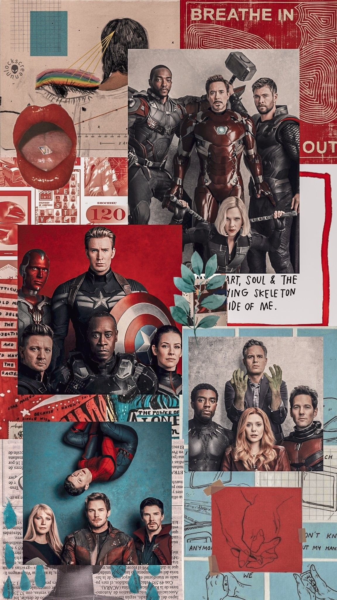 Marvel Collage Wallpapers