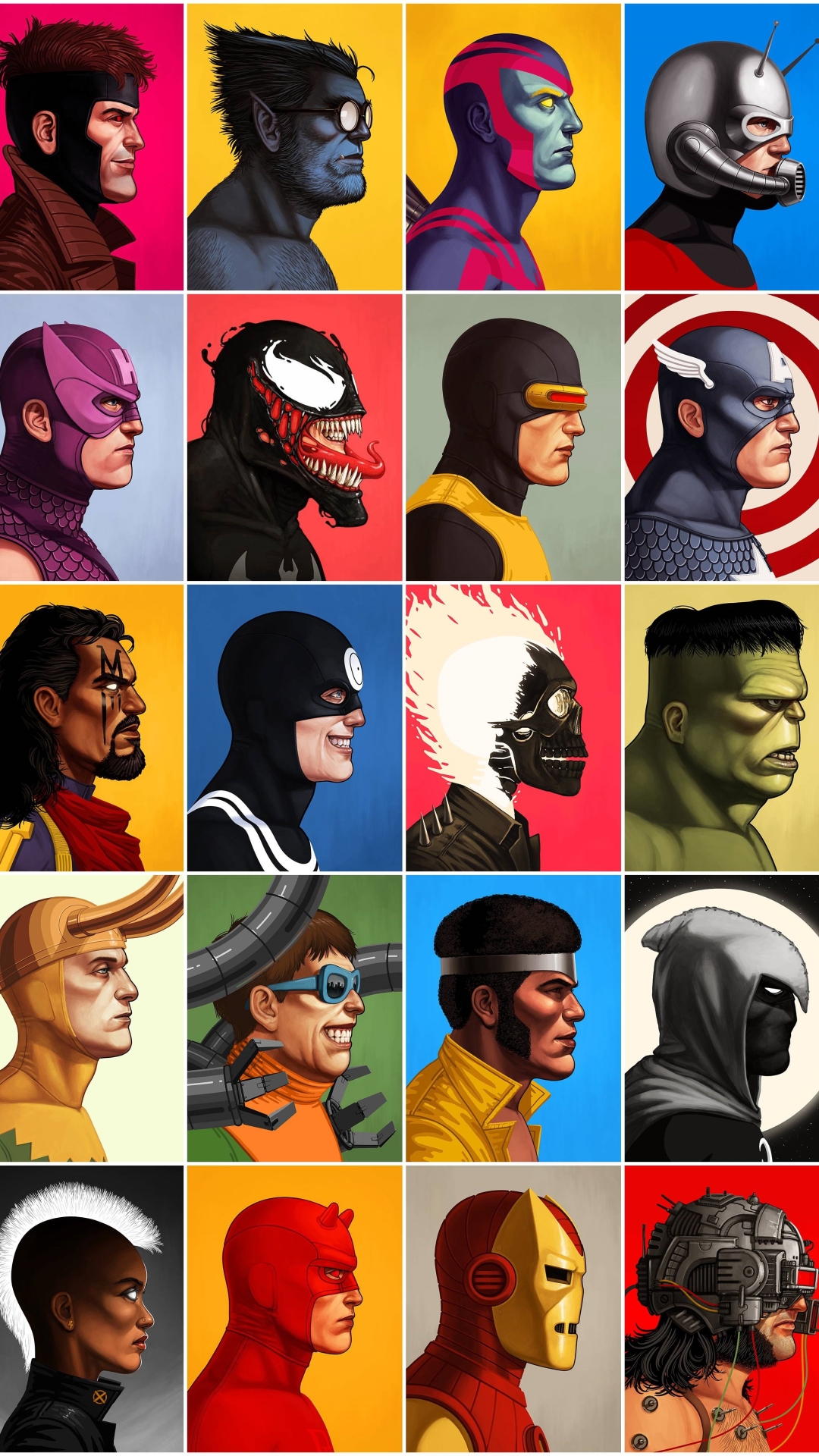 Marvel Collage Wallpapers