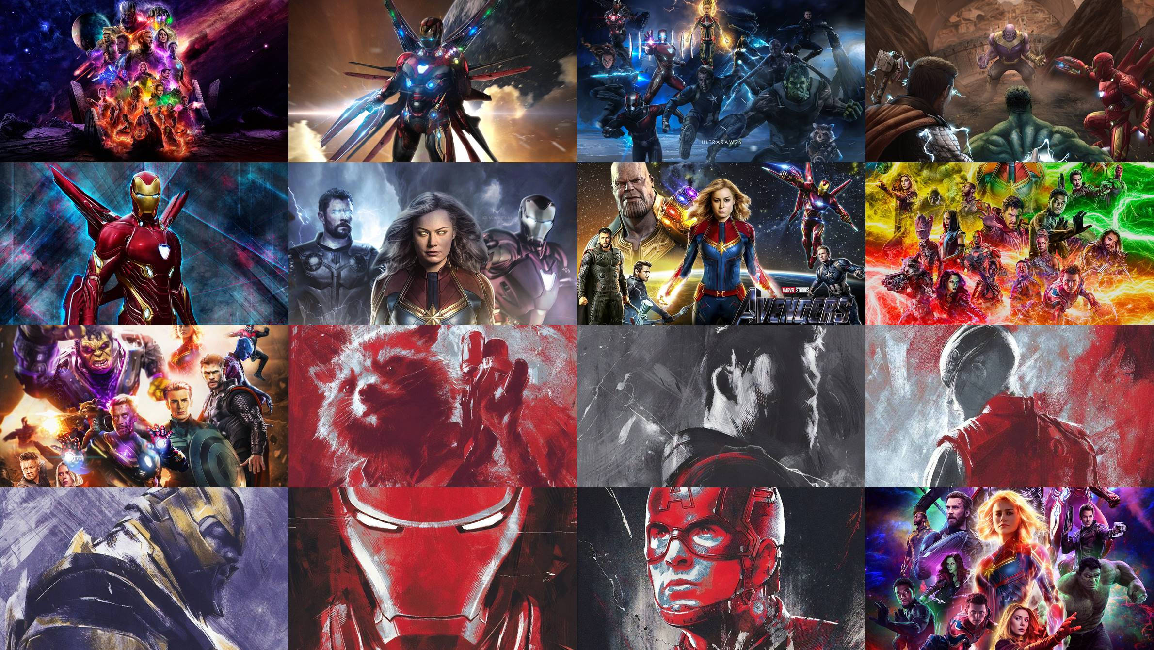 Marvel Collage Wallpapers