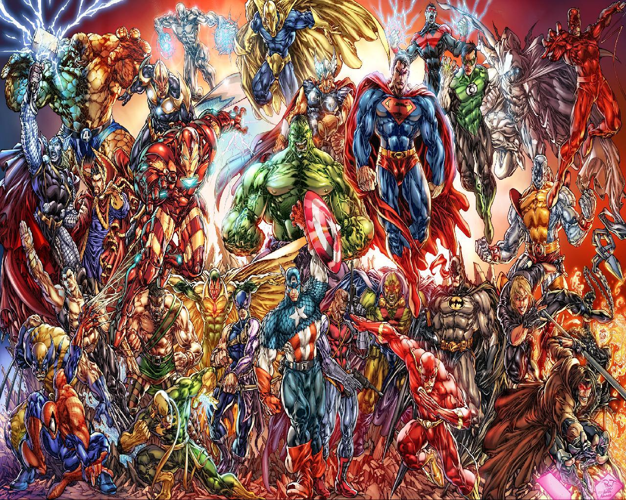 Marvel Collage Wallpapers