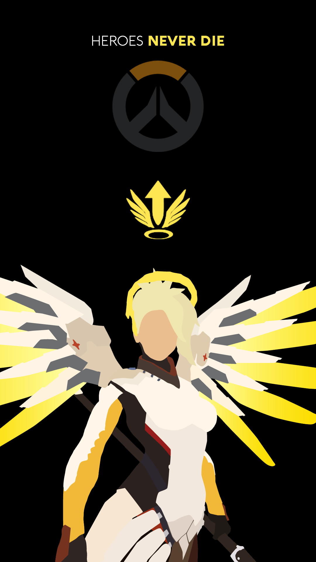 Mercy Overwatch Phone Wallpapers