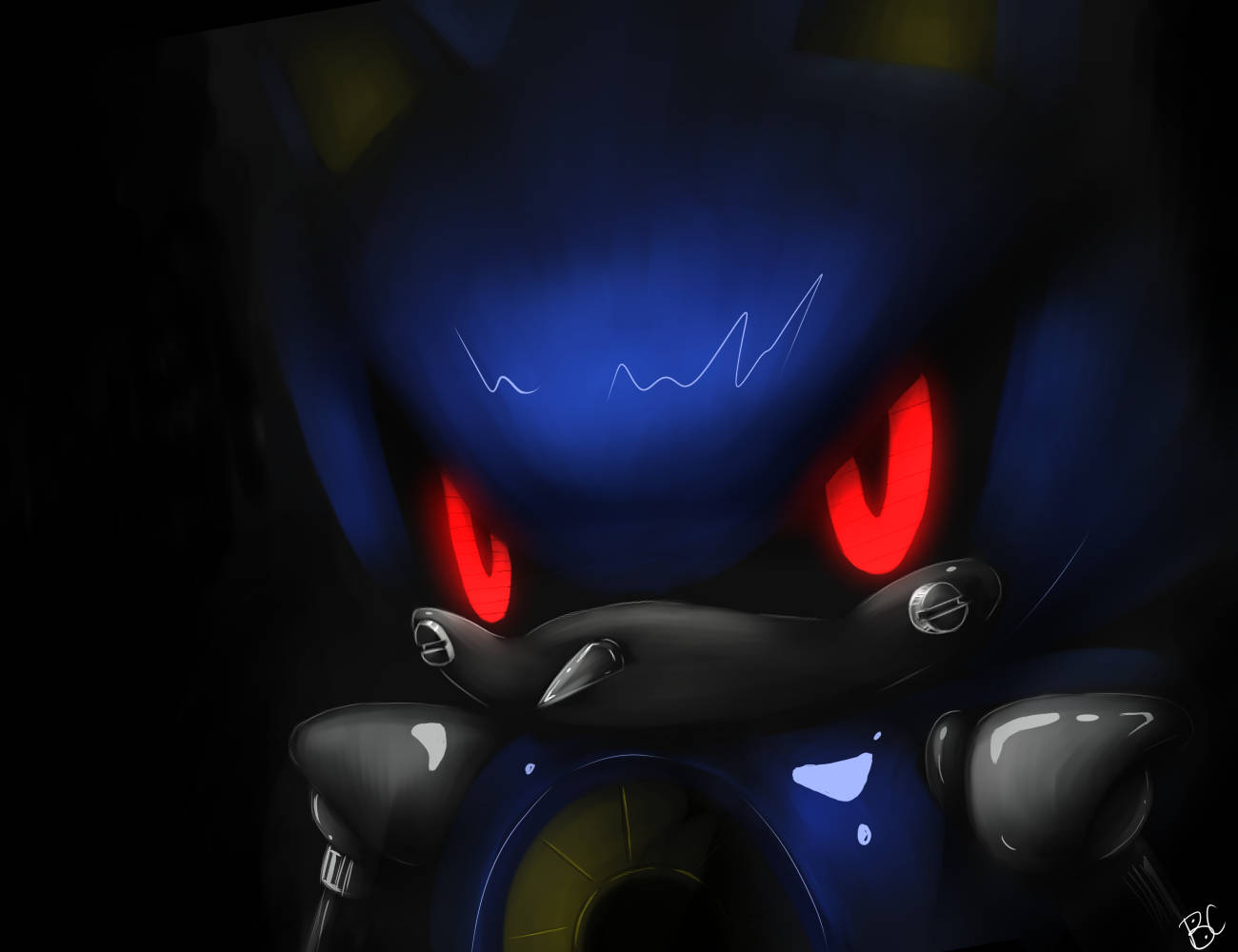 Metal Sonic Art Wallpapers