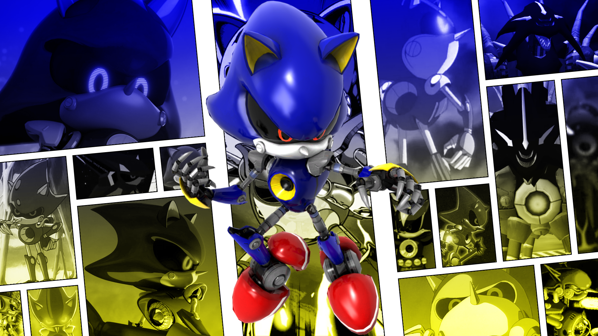 Metal Sonic Art Wallpapers