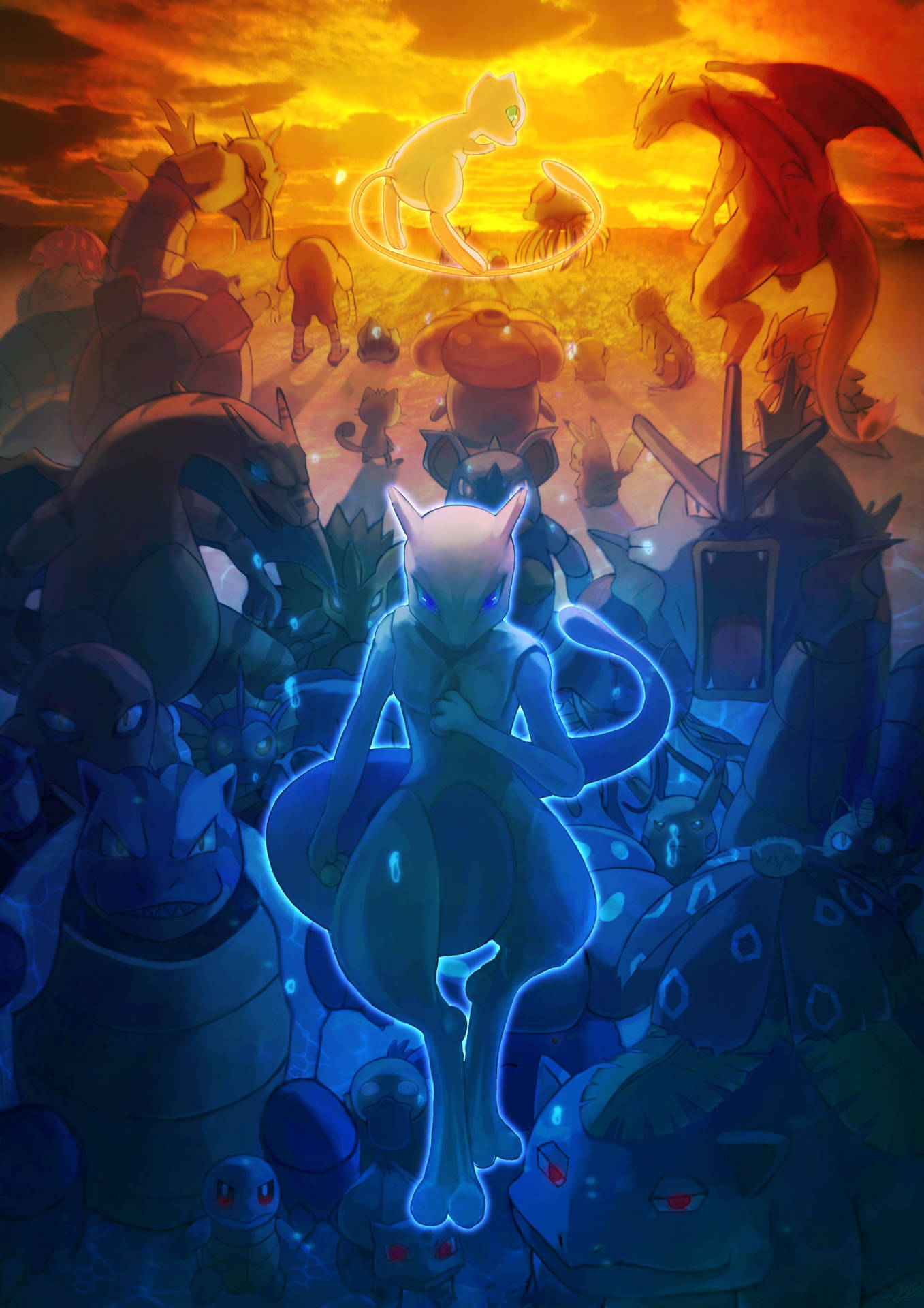 Mewtwo And Mew Wallpapers