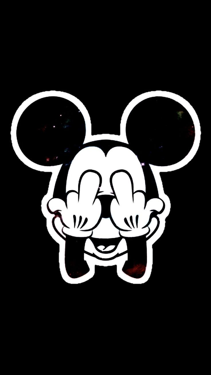 Mickey Mouse Flipping Off Wallpapers